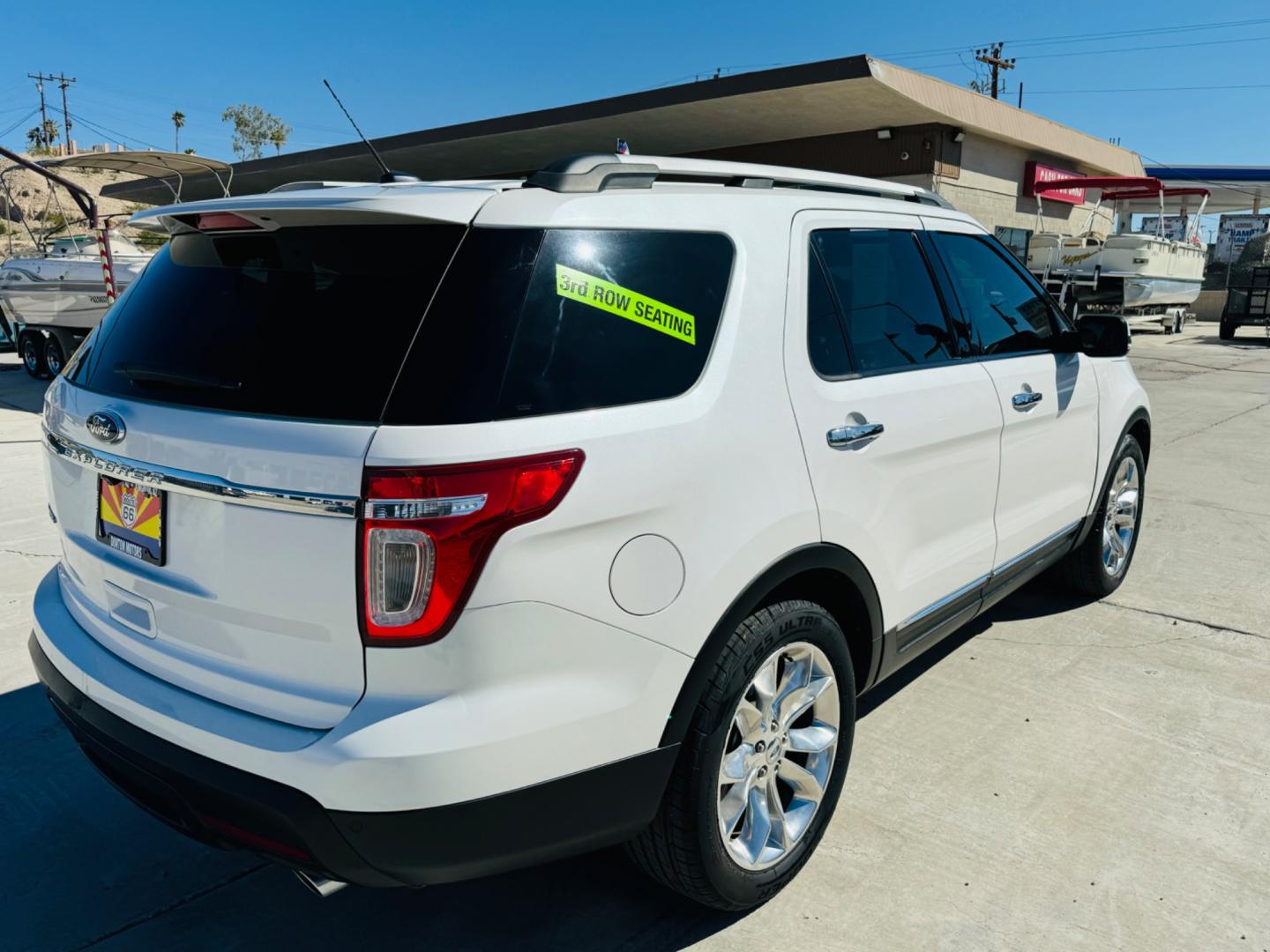 2011 White Ford Explorer (1FMHK7F80BG) , located at 2190 Hwy 95, Bullhead City, AZ, 86442, (928) 704-0060, 0.000000, 0.000000 - 2011 Ford Explorer Limited. Only 53k miles.. 3rd row . leather loaded . - Photo#1